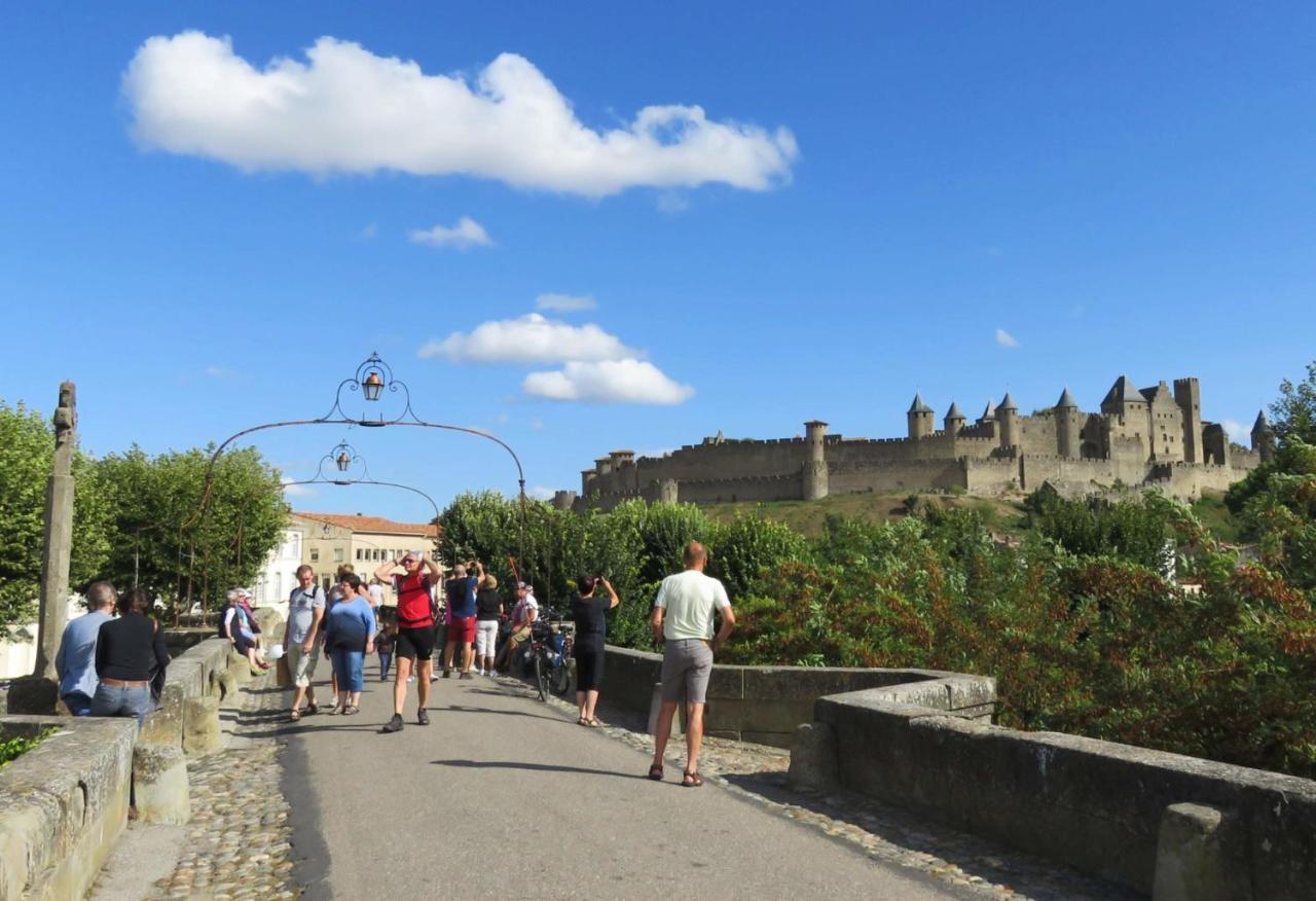 Tout confort ! Calme, Climatisation, Piscine, Parking Gratuit, Grande Terrasse, Netflix, Wifi Carcassonne Esterno foto