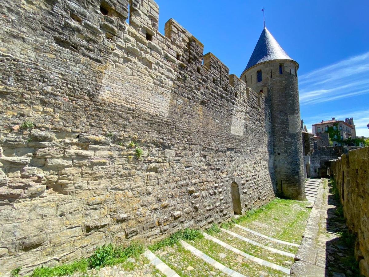 Tout confort ! Calme, Climatisation, Piscine, Parking Gratuit, Grande Terrasse, Netflix, Wifi Carcassonne Esterno foto